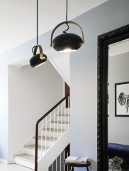 Подвесной светильник DC, Ø40 см. черный/алюминий, Halo Design