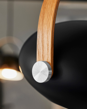 Подвесной светильник DC, Ø40 см. черный/алюминий, Halo Design