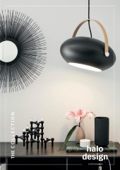 Подвесной светильник DC, Ø40 см. черный/алюминий, Halo Design
