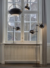 Подвесной светильник DC, Ø40 см. черный/алюминий, Halo Design