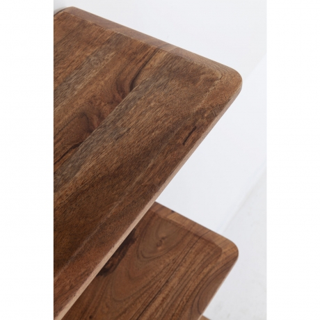 Полка навесная Brooklyn Nature, коллекция "Красоты Бруклина" 90*178*22, Акация, Сталь, Коричневый