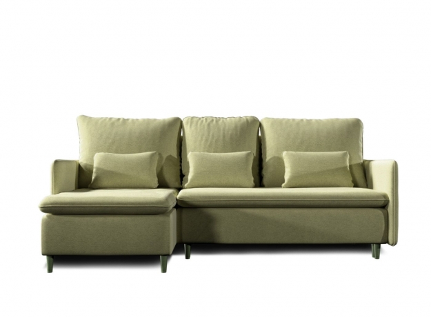 Диван-кровать Fresh, коллекция "Фреш" 214*96*159, Полиэстер, Хлопок, Нейлон, Пенополиуретан, Дерево, Хаки