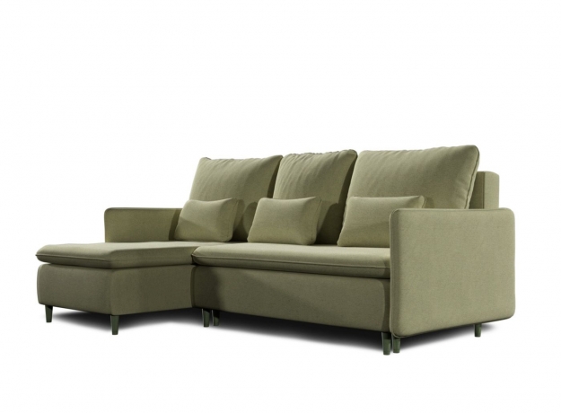 Диван-кровать Fresh, коллекция "Фреш" 214*96*159, Полиэстер, Хлопок, Нейлон, Пенополиуретан, Дерево, Хаки