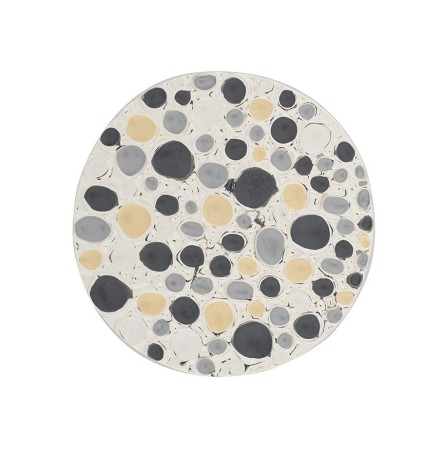 Брошь Мозаика-капля XZ0495.2 BW/S Shadore