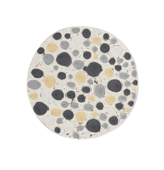 Брошь Мозаика-капля XZ0495.2 BW/S Shadore