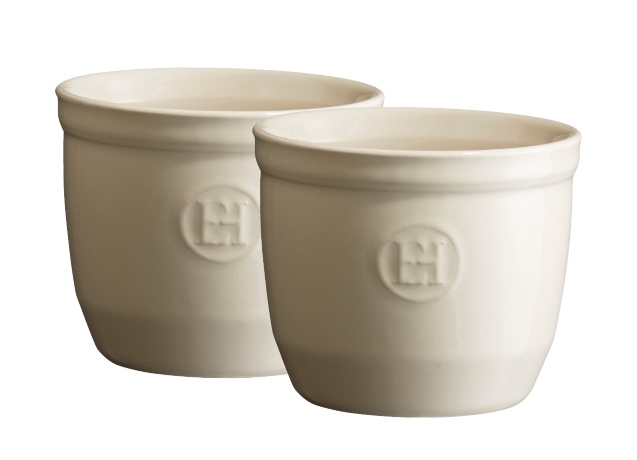Рамекин набор из 2 шт., Emile Henry 8.5 см, крем, высокий