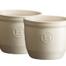 Рамекин набор из 2 шт., Emile Henry 8.5 см, крем, высокий