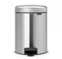 Мусорный бак newIcon с педалью (2x2 л), Стальной матовый Brabantia