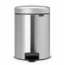 Мусорный бак newIcon с педалью (2x2 л), Стальной матовый Brabantia