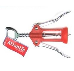 Штопор рычажный, красный Atlantis