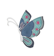 Брошь Бабочка XZ0178.22 BL/S Shadore