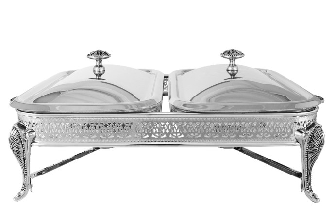 Блюдо с подогревом "Британи" 47х28х19 см. Regent