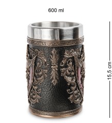 WS-1075 Пивная кружка "Крылатый череп"