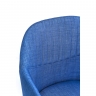 Стул с подлокотниками Palm Springs, коллекция "Палм-Спрингс" 52*79*55, Сталь, Полиэстер, Синий