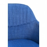 Стул с подлокотниками Palm Springs, коллекция "Палм-Спрингс" 52*79*55, Сталь, Полиэстер, Синий
