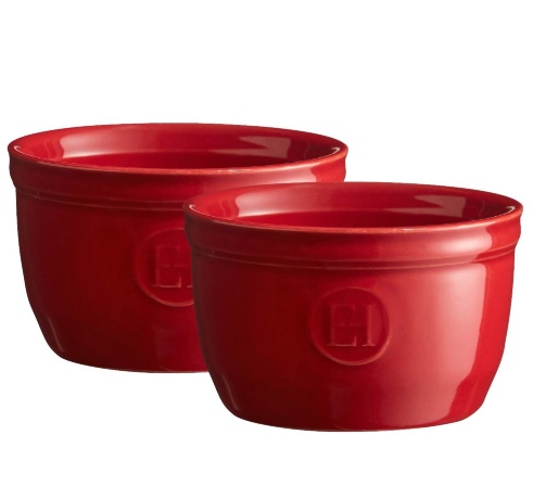 Рамекин набор из 2 шт. №9 Emile Henry, 9x9x5,5 см. 150 мл., гранат