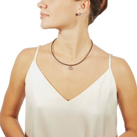 Колье Ocean Delight B1909.21 BL/RG Fiore Luna