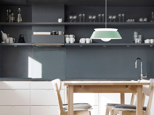 Плафон Cuna mint green, 38х16 см. Umage