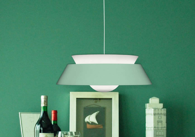 Плафон Cuna mint green, 38х16 см. Umage