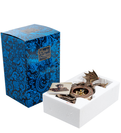 WS-910 Статуэтка-часы в стиле Стимпанк "Дракон"