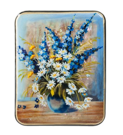 ШК-55/ 59 Шкатулка "Ромашки" авт. Белова М.