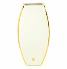 Ваза, декор цветы, 17x8x34 см. EMOZIONI, керамика, swarovski