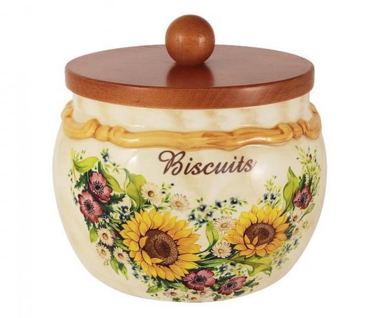 Банка для сыпучих продуктов Подсолнухи Италии, 2,8 л. LCS