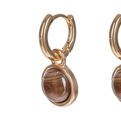 Серьги COFFE AGATE