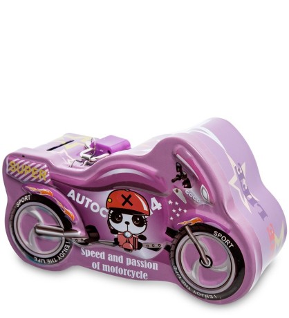 BX- 48/1 Металлическая копилка "Мотоцикл"