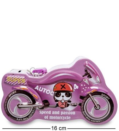 BX- 48/1 Металлическая копилка "Мотоцикл"