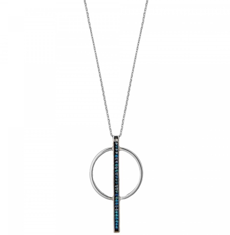 Колье B2002SW-N09.23 BL/S Fiore Luna