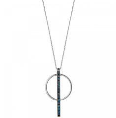 Колье B2002SW-N09.23 BL/S Fiore Luna