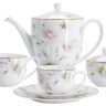 Чайный сервиз Розовый танец, 6 персон, 21 предмет, Emily