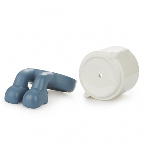 Кашпо керамическое для цветов Mr. Dangly синее, 22 см. Balvi