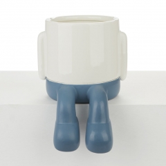 Кашпо керамическое для цветов Mr. Dangly синее, 22 см. Balvi