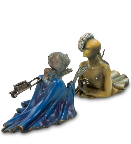 pr-SD07 Статуэтка "Тристан и Изольда" Сальвадора Дали (Museum.Parastone)