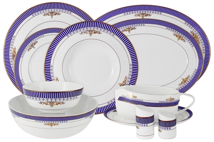 Обеденный сервиз на 6 персон "Флагман" Naomi, 27 предметов