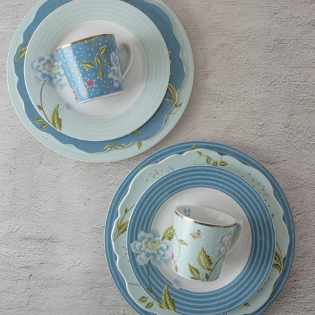 Тарелка Green Candy Stripe, 26 см. Laura Ashley