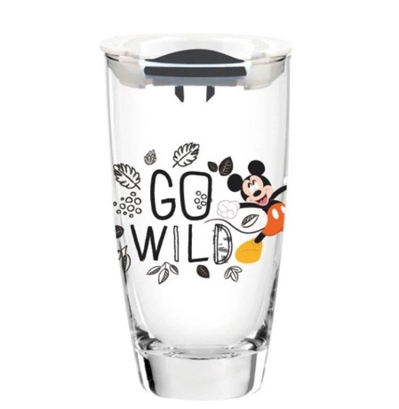 Стакан, 465 мл. Черная крышка JUNGLE Disney LUCARIS