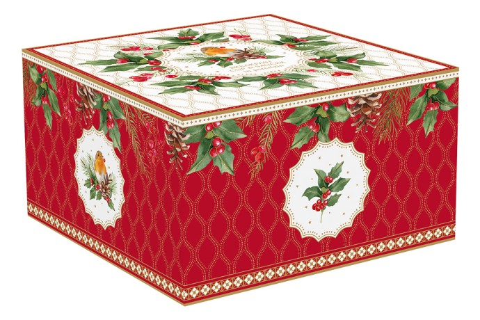 Чашка с блюдцем Рождественские ягоды, 0,37 л. Easy Life