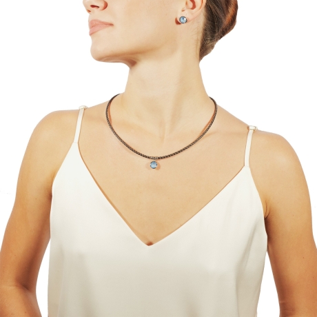 Колье Ocean Delight B1909.21 BL/S Fiore Luna