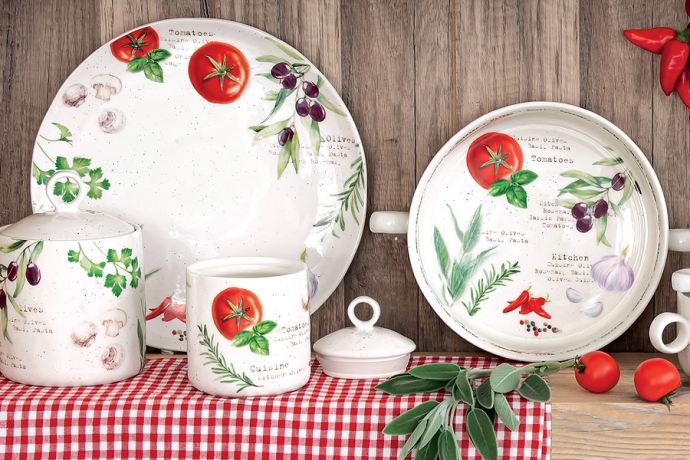 Салатник с ручками Домашняя кухня, 20 см. Easy Life