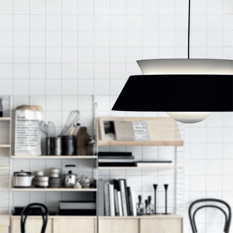 Плафон Cuna black, 38х16 см. Umage