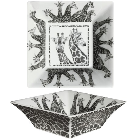Салатник квадратный Giraffe, 15,5х15,5 см. WILD SPIRIT Taitu