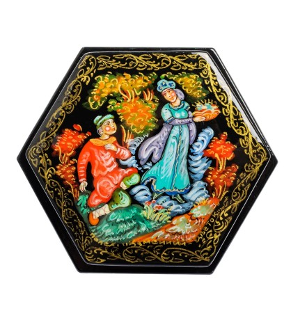 ШК-85/21 Шкатулка "Каменный цветок" Серов