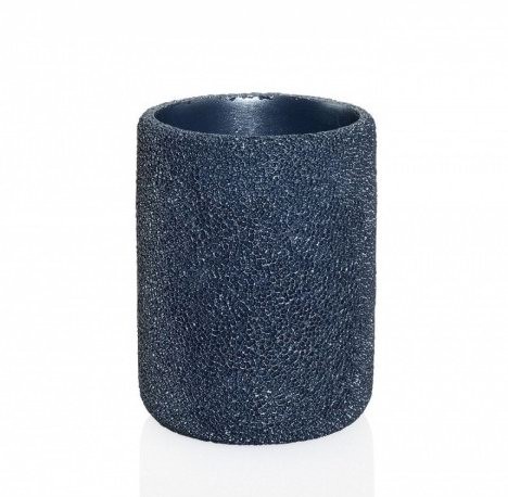 Cтакан для зубных щеток голубой коралл и хром Andrea House