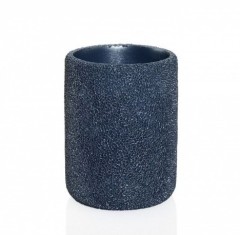 Cтакан для зубных щеток голубой коралл и хром Andrea House