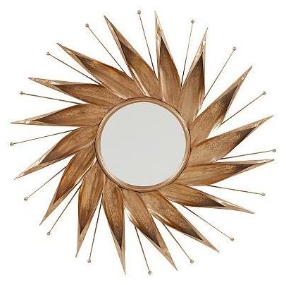 Зеркало-солнце золотое D84 см Novara