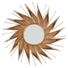 Зеркало-солнце золотое D84 см Novara