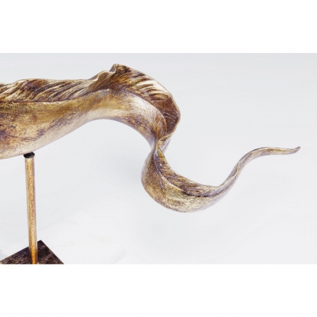 Предмет декоративный Pescado, коллекция "Рыба" 52*24*16, Полирезин, Мрамор, Золотой